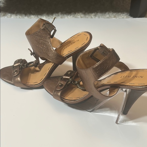 Nine West Bronze Sandals - Picture 6 of 6